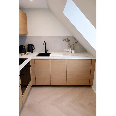 Bewertete 2-zimmer-wohnung Mit Sehr Gut Ausgestatteter Kueche, Netflix Und Gemuetlichem Schlafzimmer In
